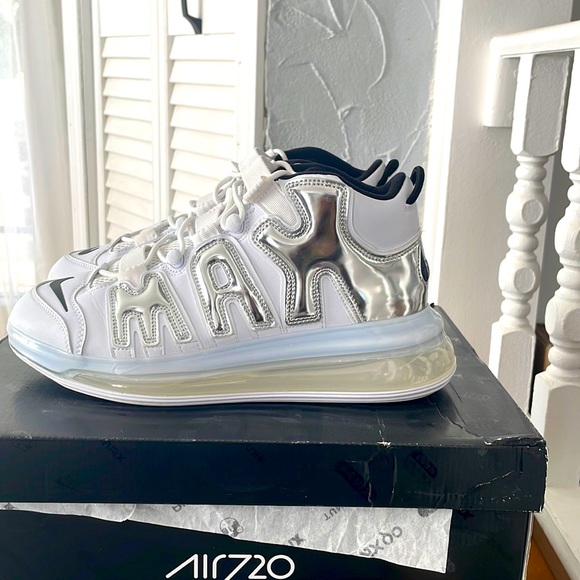 Nike Air More Uptempo 720 QS 1 white/black/Chrome - Picture 3 of 3